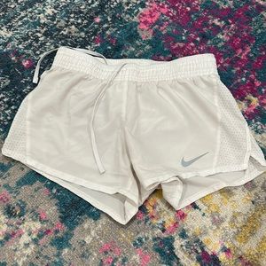 White Nike Dri-Fit Shorts